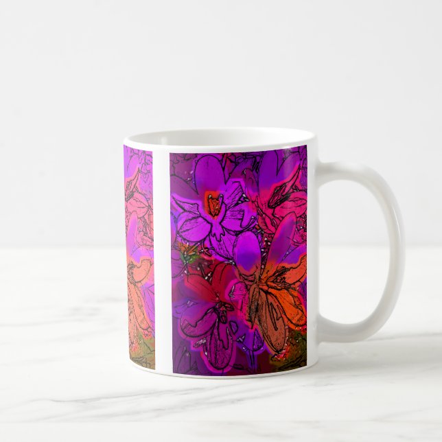 BLUME KAFFEETASSE (Rechts)