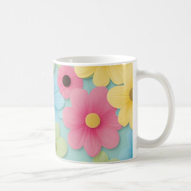 Blume Kaffeetasse (Rechts)