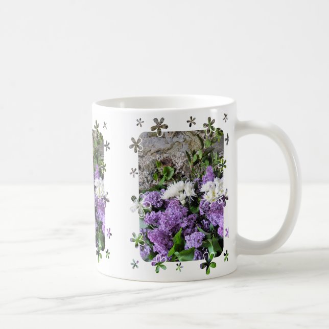 BLUME KAFFEETASSE (Rechts)
