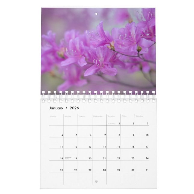 Blume Kalender (Jan 2026)