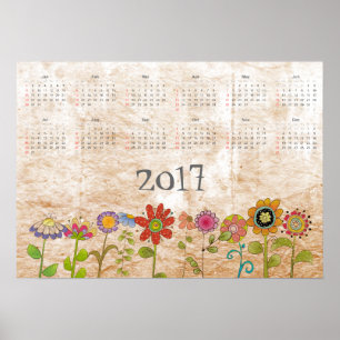 Blume-Kalender 2017 Poster