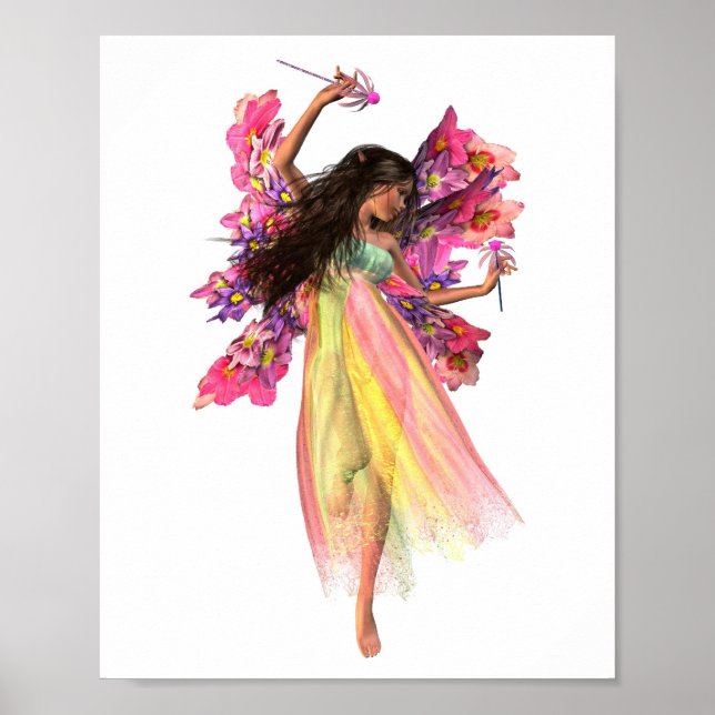 Blume Karneval Fairy Poster (Vorne)