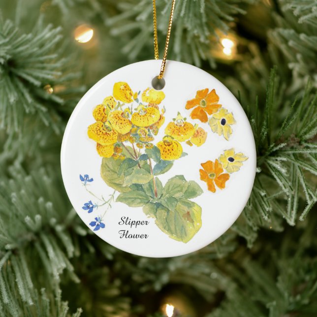 Blume Keramik Ornament (Baum)