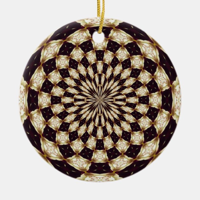 Blume Keramik Ornament (Vorne)