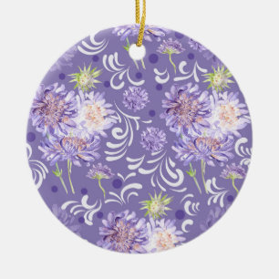 Blume Keramik Ornament