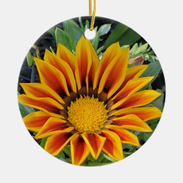 Blume Keramik Ornament (Vorne)
