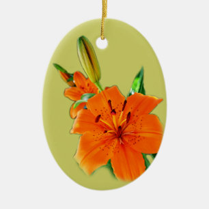 Blume Keramik Ornament