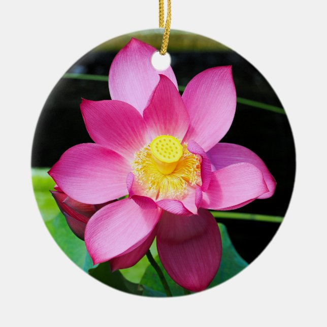 Blume Keramik Ornament (Vorne)