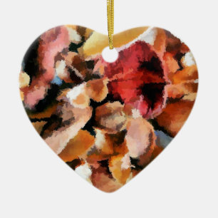 BLUME KERAMIK ORNAMENT