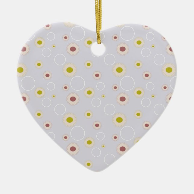 Blume Keramik Ornament (Vorne)