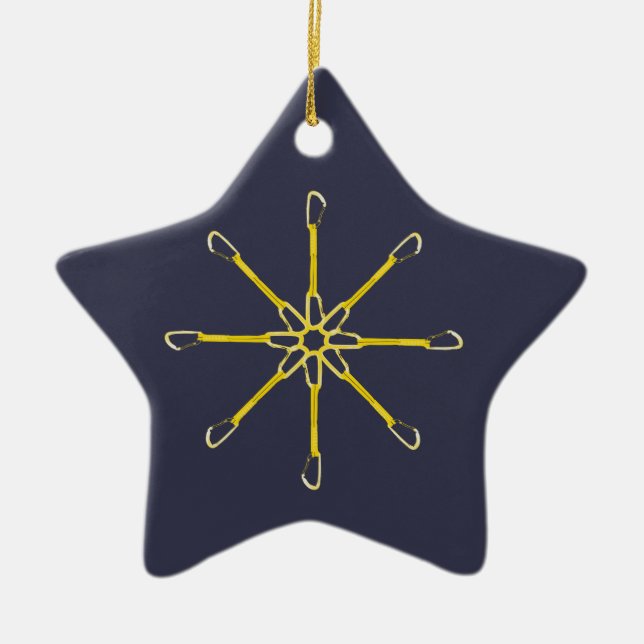 Blume Keramik Ornament (Vorne)