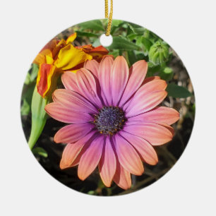 Blume Keramik Ornament