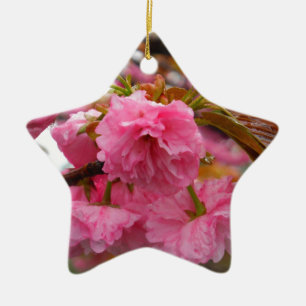 Blume Keramik Ornament