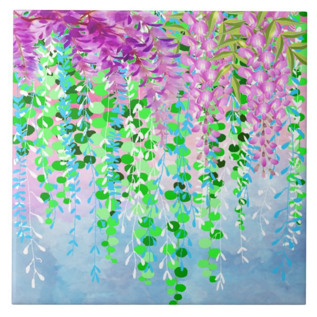 Blume Keramik Tile Fliese (Vorderseite)