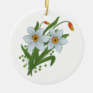 Blume Keramikornament
