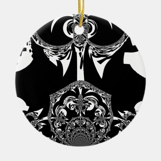 Blume Keramikornament (Vorne)