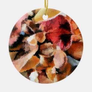 BLUME KERAMIKORNAMENT