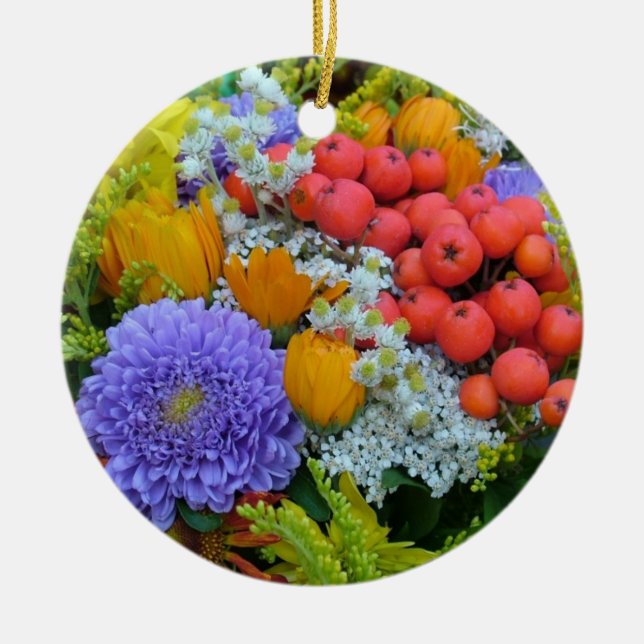 Blume Keramikornament (Vorne)