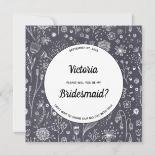 Blume Khalkboard Zeichnungen modern sein meine Bra Einladung