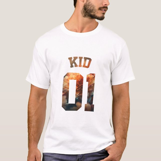 Blume - Kind 01 T-Shirt (Vorderseite)