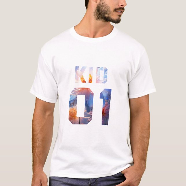 Blume - Kind 01 T-Shirt (Vorderseite)