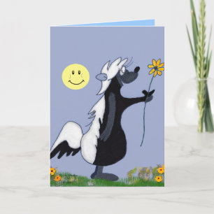 Blume Kind... Geburtstagskarte. Karte