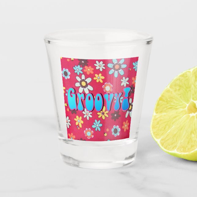 Blume Kind Schnapsglas (Vorderseite)