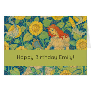 Blume Kinderfrau im Sonnenblumengarten