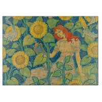 Blume Kinderfrau im Sonnenblumengarten