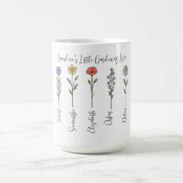 Blume & Kindernamen - Großgarten Kaffeetasse