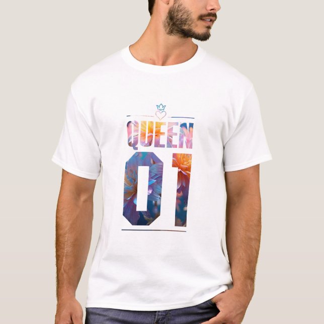 Blume King and Queen 01 T-Shirt (Vorderseite)