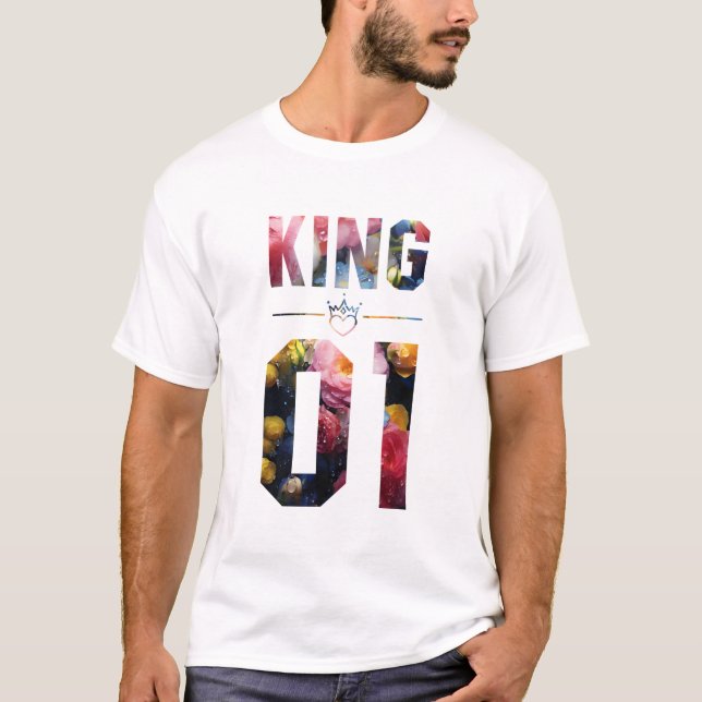 Blume King and Queen 01 T-Shirt (Vorderseite)