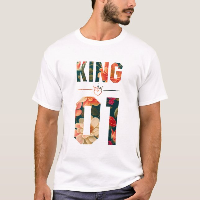 Blume King and Queen 01 T-Shirt (Vorderseite)
