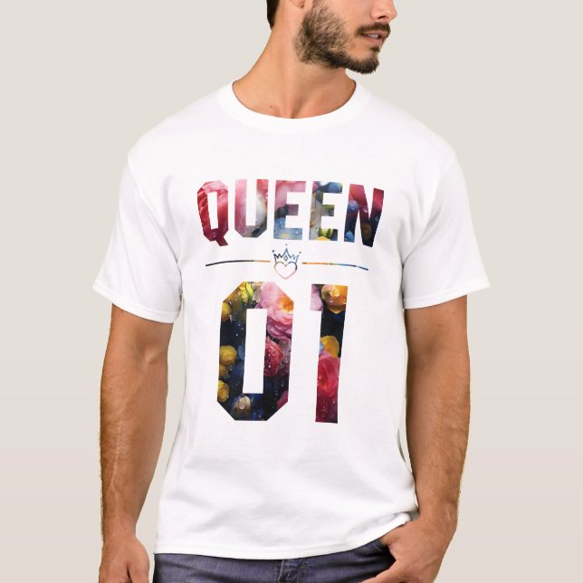 Blume King and Queen 01 T-Shirt (Vorderseite)