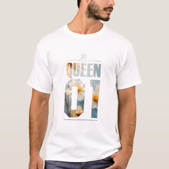 Blume King and Queen 01 T-Shirt (Vorderseite)