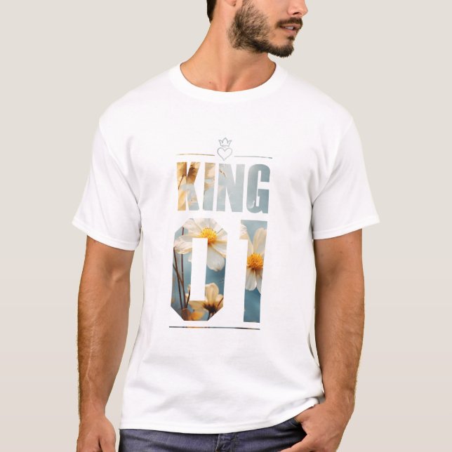 Blume King and Queen 01 T-Shirt (Vorderseite)