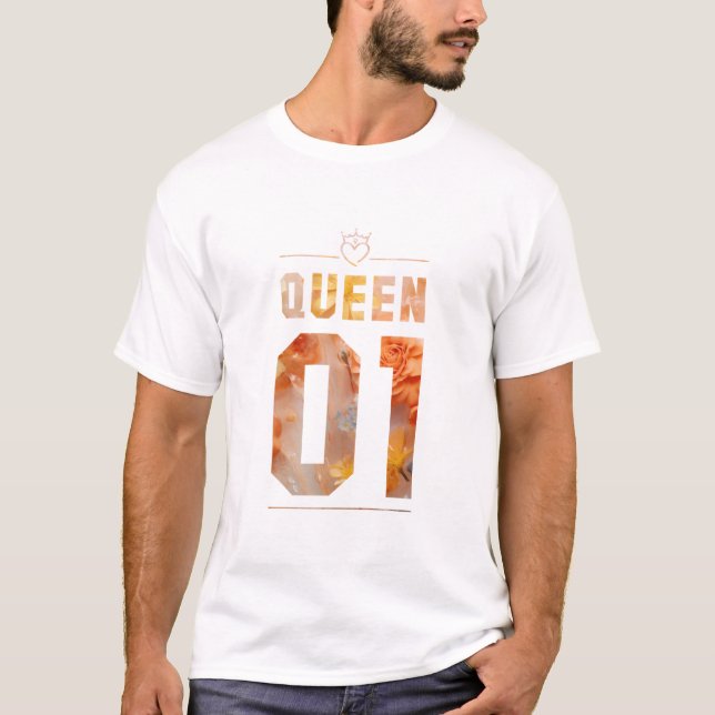 Blume King and Queen 01 T-Shirt (Vorderseite)