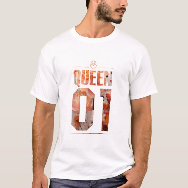 Blume King and Queen 01 T-Shirt (Vorderseite)
