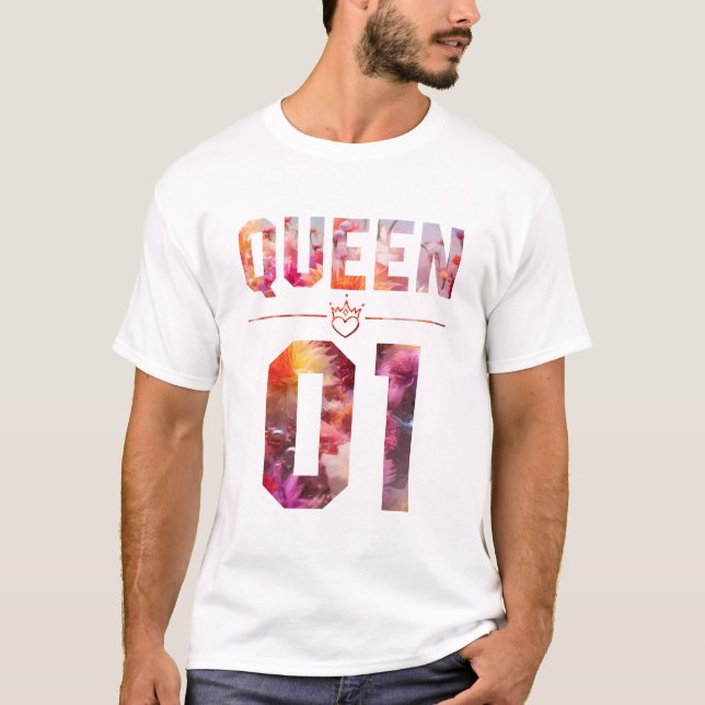 Blume King and Queen 01 T-Shirt (Vorderseite)