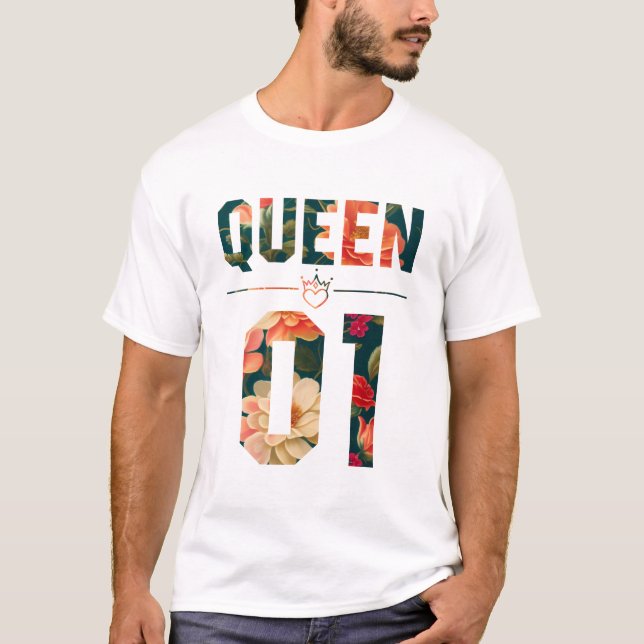 Blume King and Queen 01 T-Shirt (Vorderseite)