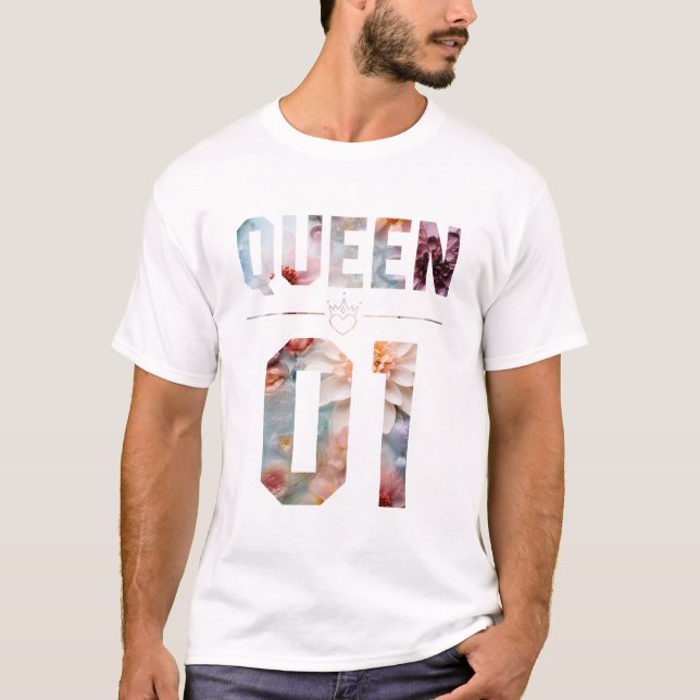 Blume King and Queen 01 T-Shirt (Vorderseite)