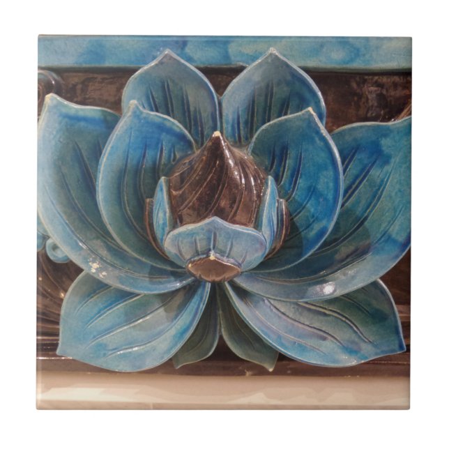 Blume Kleine (4,25" x 4,25") Keramik Foto Tile Fliese (Vorderseite)