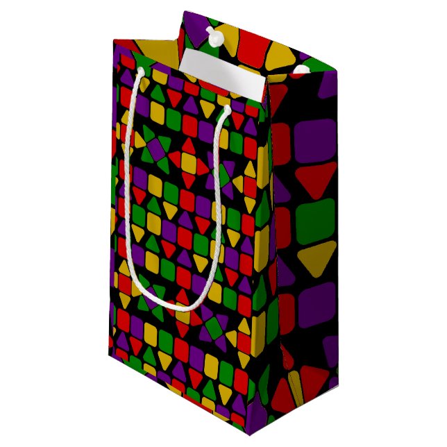 Blume Kleine Geschenktüte (Vorderseite Schrägansicht)
