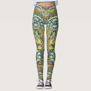 Blume, KLEINEN, ZEICHEN, Schwarz-weiß gelb Leggings