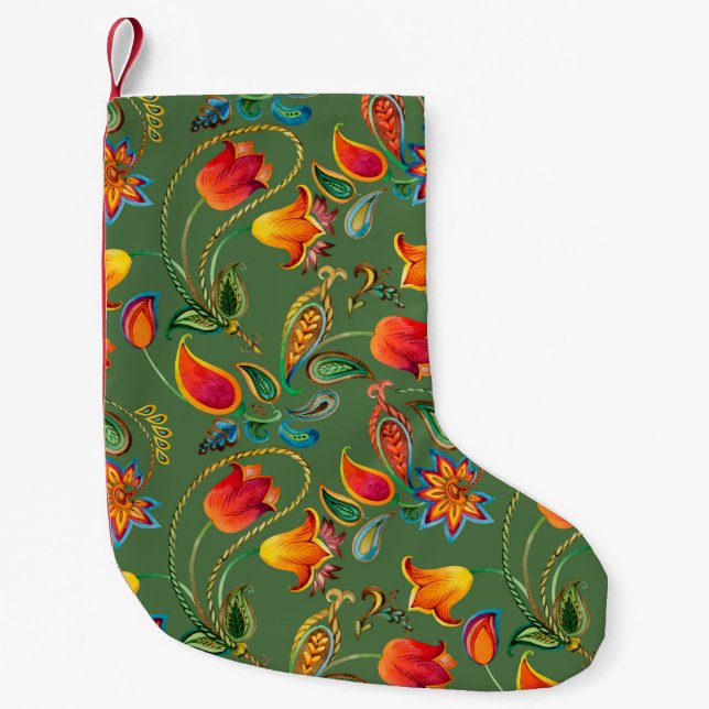 Blume Kleiner Weihnachtsstrumpf (Vorderseite)
