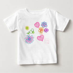 Blume Kleinkind Ruffle T-Shirt nach BabyLaia