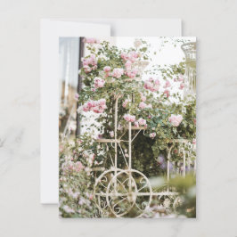 Blume Klettern Rose Postkarte