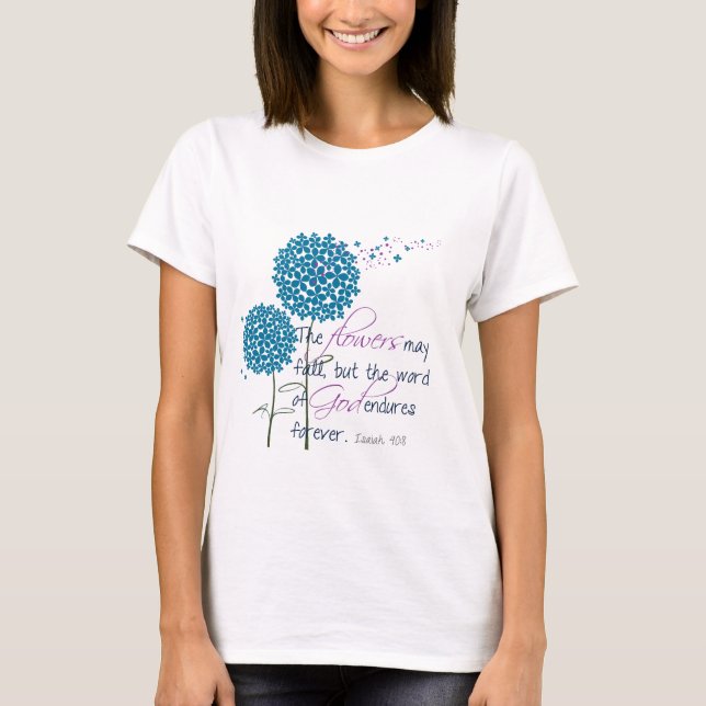 Blume können fallen... T-Shirt (Vorderseite)
