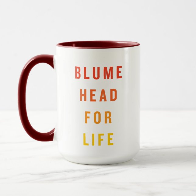 Blume Kopf für Leben-Tasse Tasse (Links)