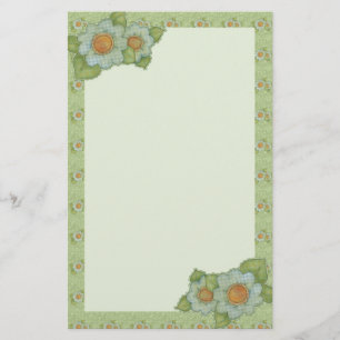 Blume kopiert Briefpapier